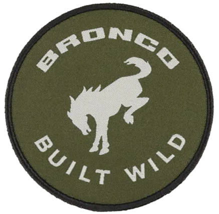 Patch Bronco Built Wild Green 76288