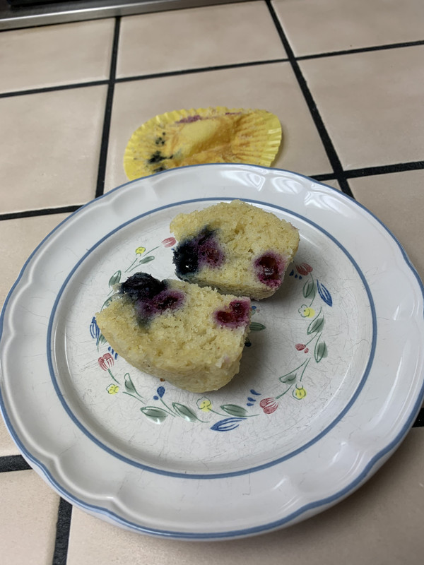 bberry-corn muffins