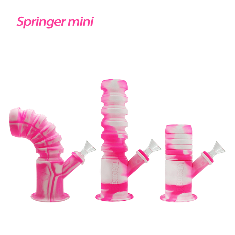 Waxmaid 8.46” Springer Mini Collapsible Silicone Water Pipe