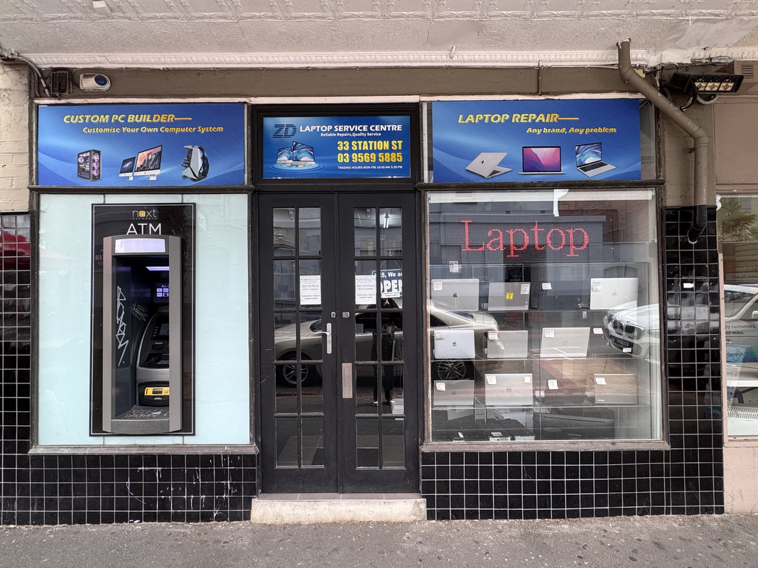 Storefront ? 33 Station St, Oakleigh (ZD Laptop Service Centre)