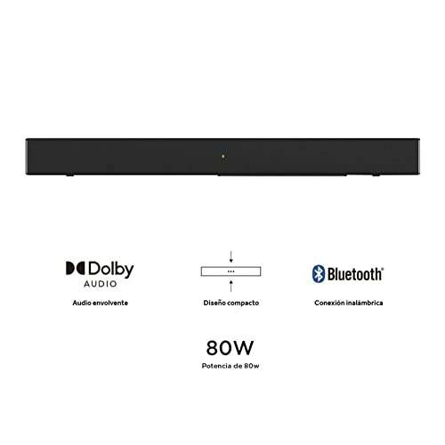 Amazon: TCL Barra de Sonido TS3100 80W 
