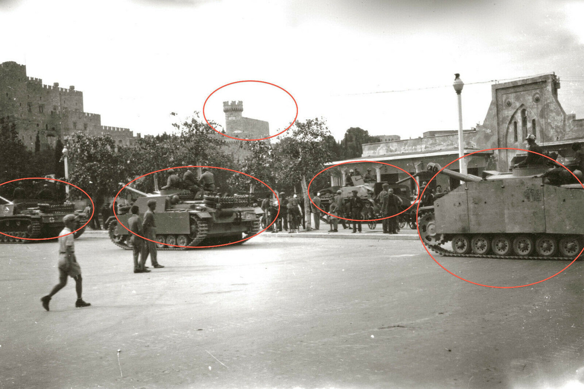 Orig. Foto Sturmgeschütz Abteilung RHODOS 1943