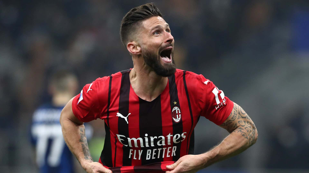 Serie A derby Inter-Milan: 1-2, doppietta di Giroud, che ribalta i nerazzurri