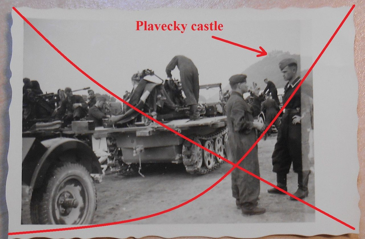 2.WK Foto, Panzer, Flak Halbkette SdKfz 10-4, Üb