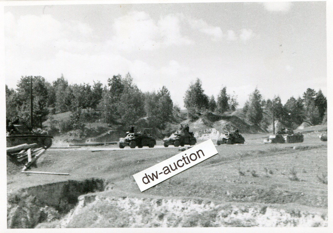 Panzer und Spähwagen auf Vormarsch