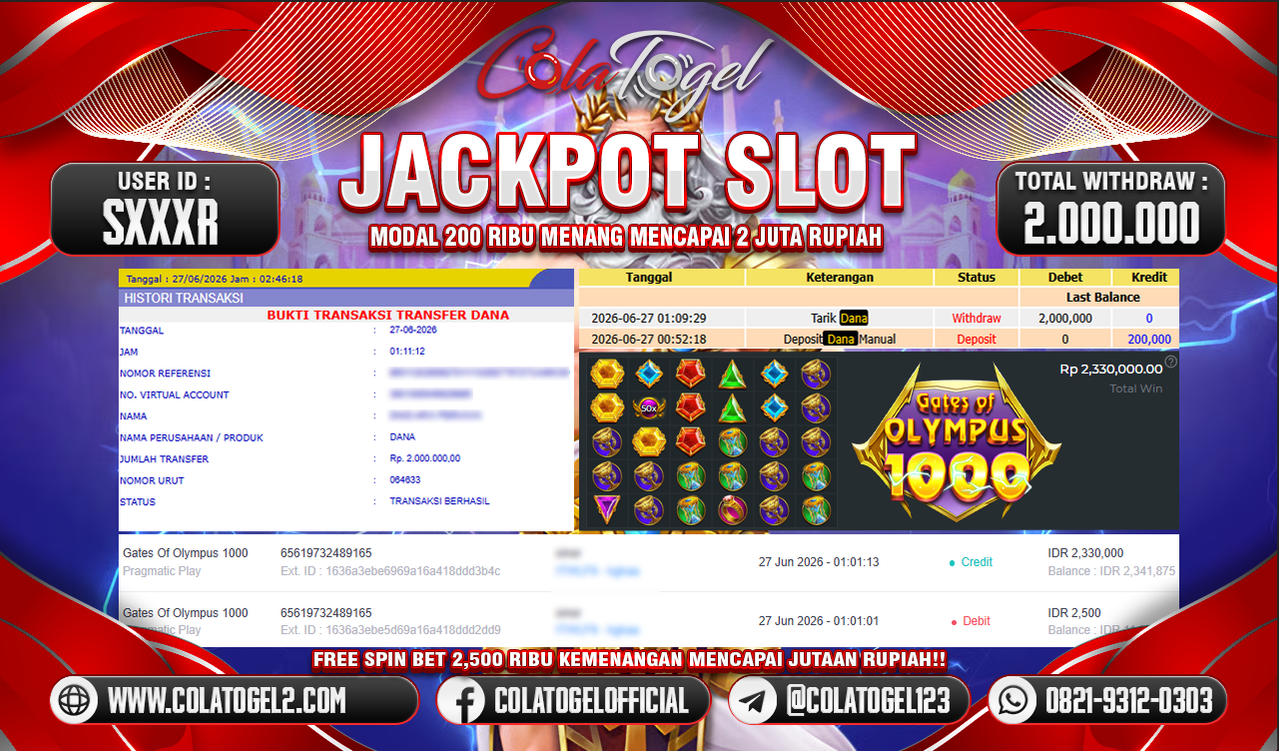 JACKPOT SLOT GACOR!!
