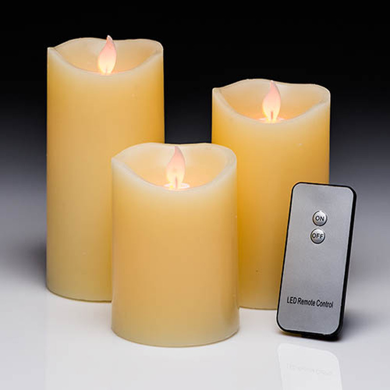 Candle Sensations flickerflame LED wax Candles French Vanilla eBay