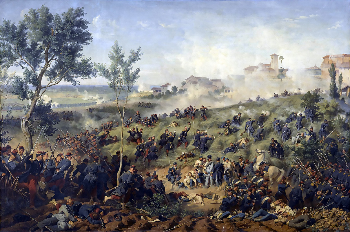 Franco austriaca Montebello En 1859 una division francesa y 3 regimientos piamonteses derrotaron a t