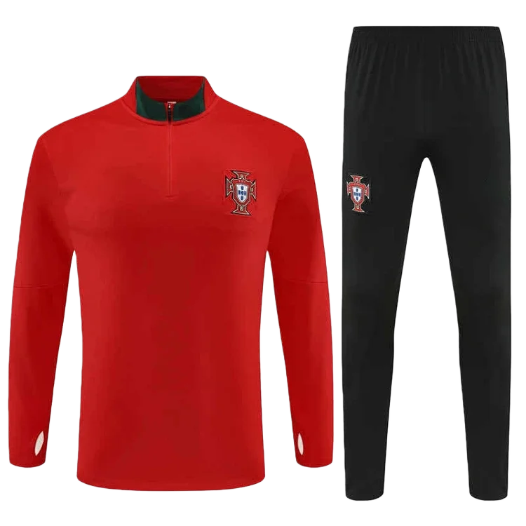 2526 season Portugal Half zip training suit set