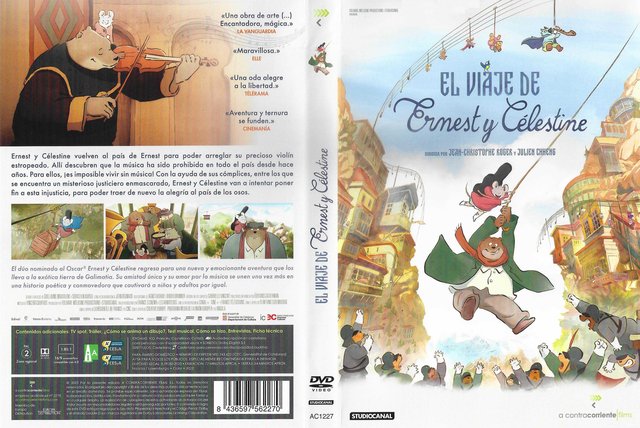 El Viaje de Ernest y Celestine - El Viaje de Ernest y Celestine [DVD9 Full][Pal][Cast/Fra/Cat][Sub:Cast][Animación][2022]