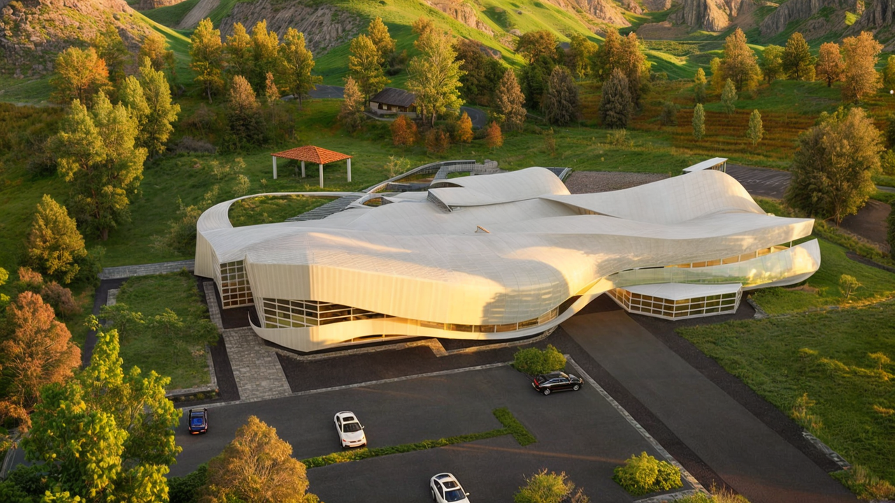 Undulating Roof