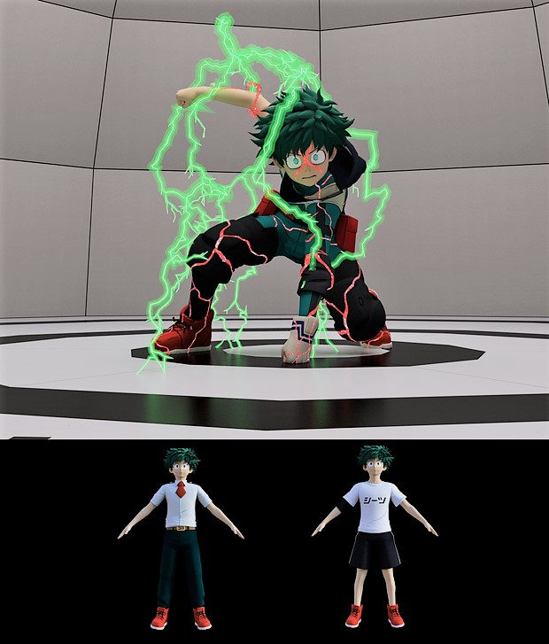 Midoriya Izuku ALL 3 Styles in ONE Bundle