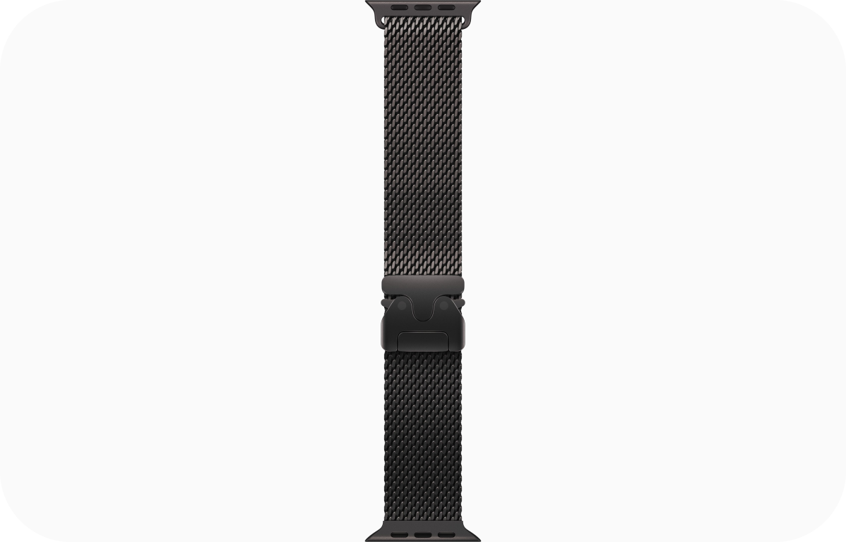 Apple Watch Black Titanium Milanese Loop