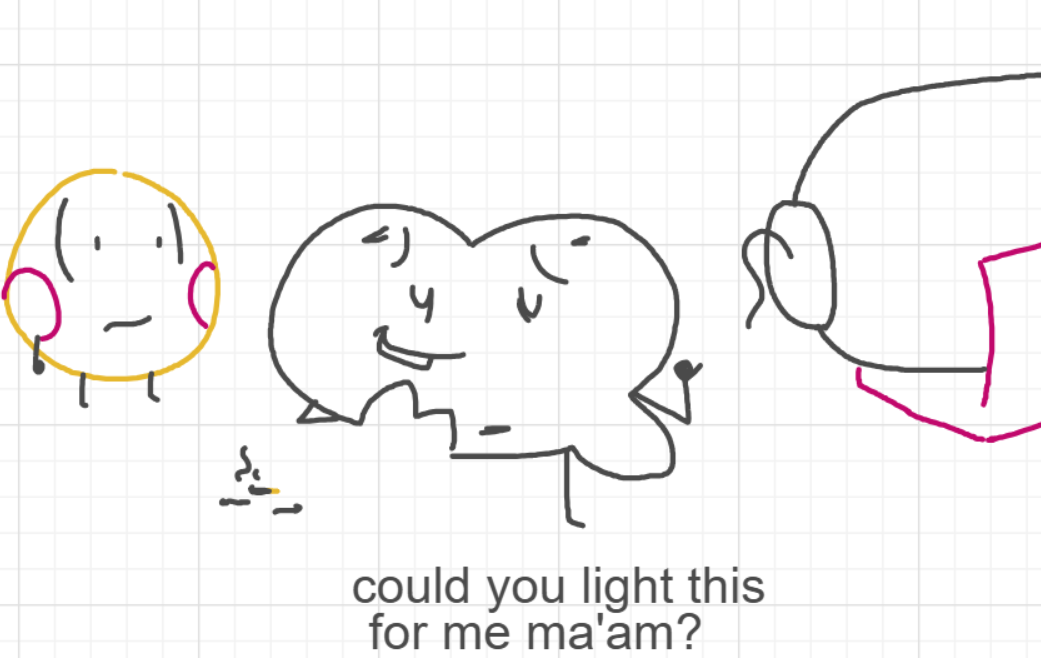 A panel from The Prime Number Few, episode eight of the Board Boards object show by Furretwalk/WalkingFurret.