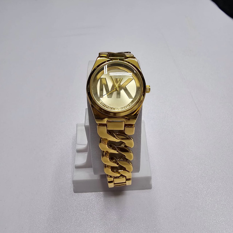 MICHAEL KORS Stainless Steel fashionable Mens watches Golden