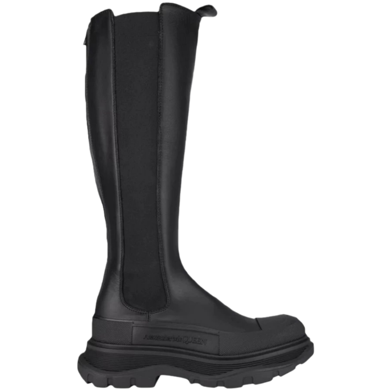 Alexander McQueen Lace Up Boot (Black)