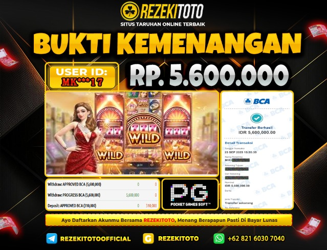 BUKTI KEMENANGAN 25 SEPTEMBER 2025 DREAM OF MACAU 5 JUTA 