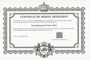 certificat du mérite artistique 2023