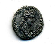 Denario de Caligula. Agripina madre y Caligula. Lyon Rev-AGRIPINA002