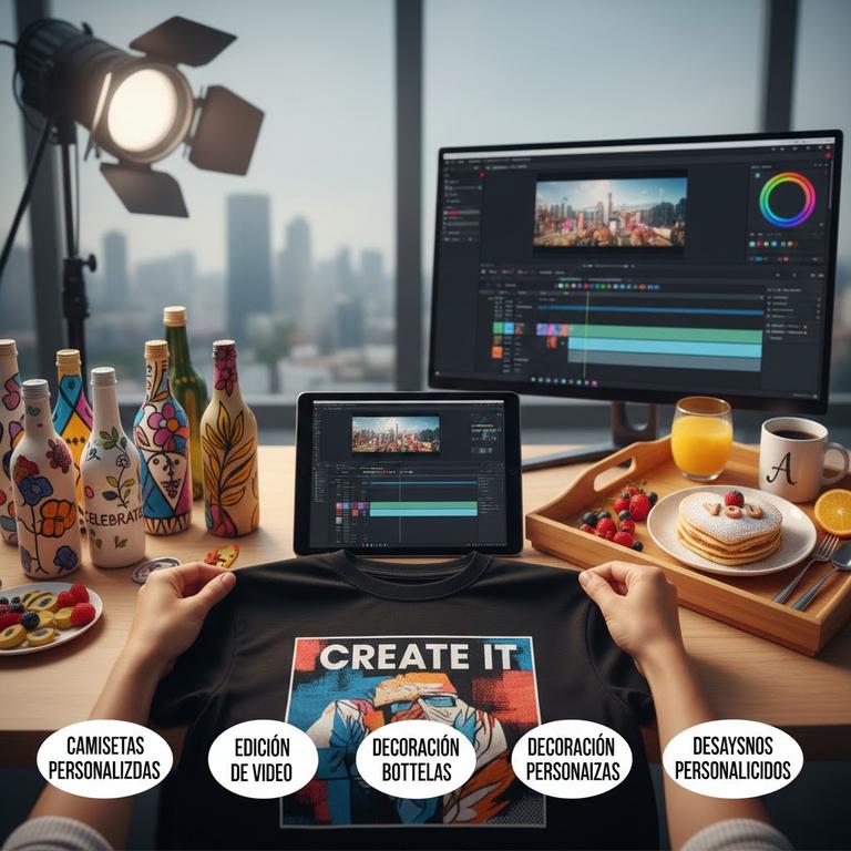 Publicidad de producto moderno