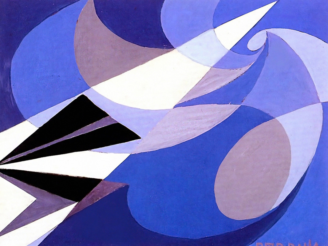 Abstract Form 14 by August Macke Giclee Fine Art Print Reproduction on Canvas