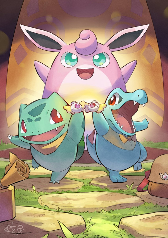 bulbasaur-totodile-and-wigglytuff-pokemo