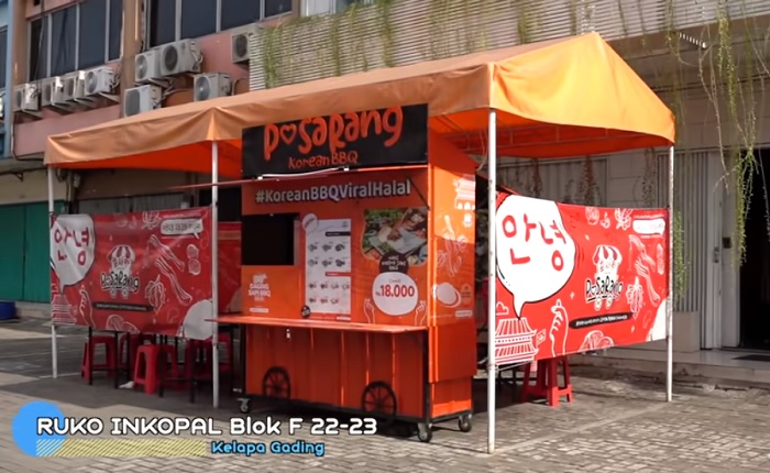 Posarang Korean BBQ di Ruko Inkopal, Kelapa Gading.