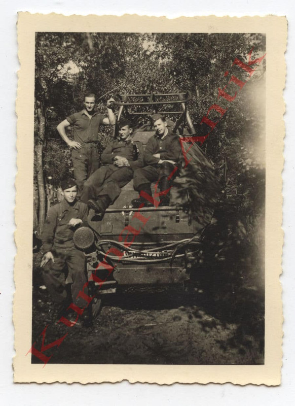 Foto Wehrmacht Russland 11.Panzer Div. Spähwagen