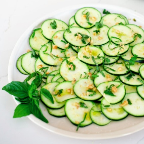 carpaccio de calabacín