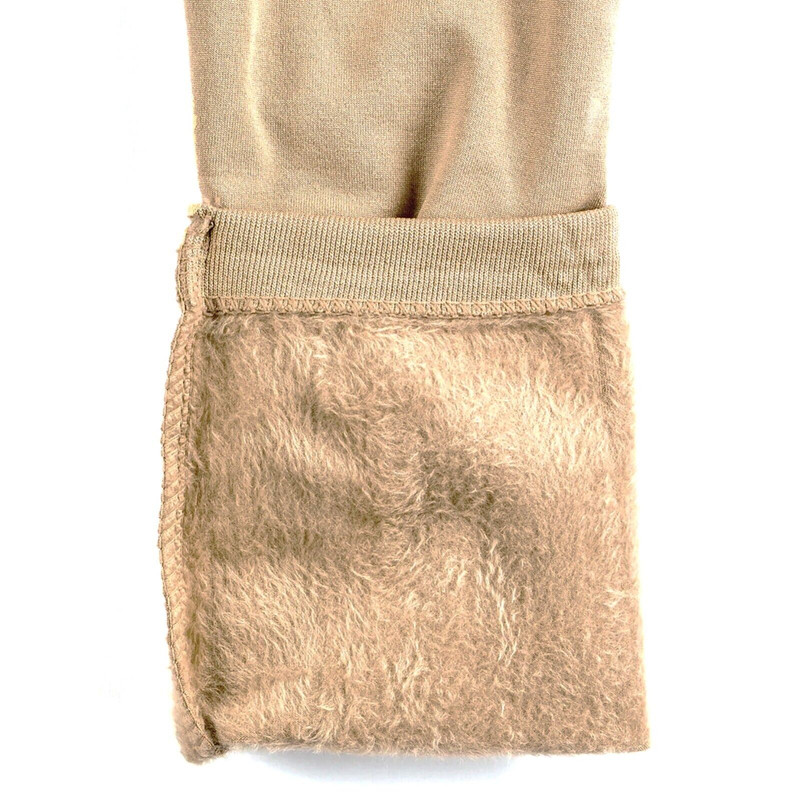 fleece winter solid pants