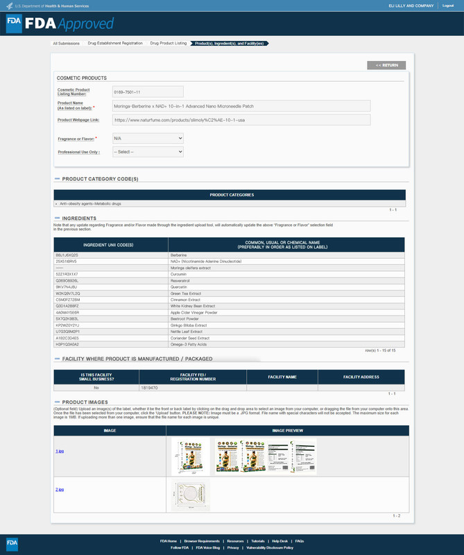 FDA Safety Certification for Pureslimlab