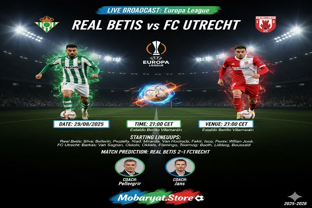 Real Betis vs Utrecht - Europa League