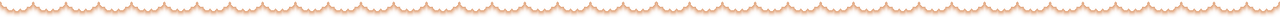 long transparent orange frilly divider