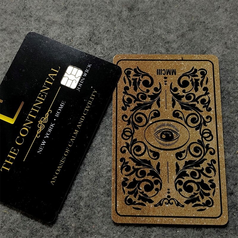 John Wick Continental Card Carte Hotel Movie Prop