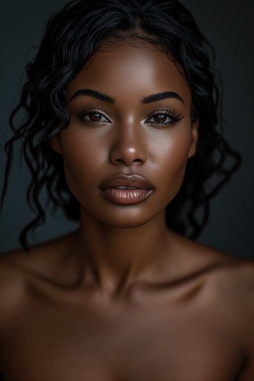 Naked-ebony-Queen-sharp-focus-(1)