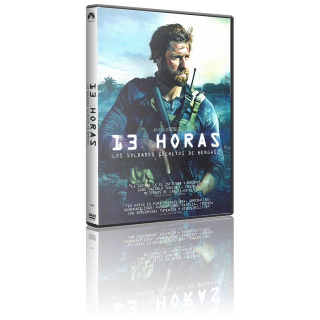 Portada - 13 Horas: Los Soldados Secretos de Bengasi [DVD9 Full][Pal][Cast/Ing/Ale/Tur][Sub:Varios][Acción][2016]