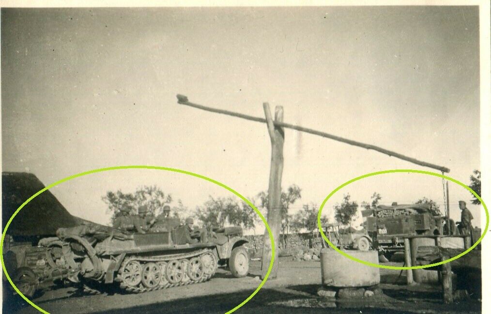 FOTO Panzer Spähwagen Vormarsch in Ungarn