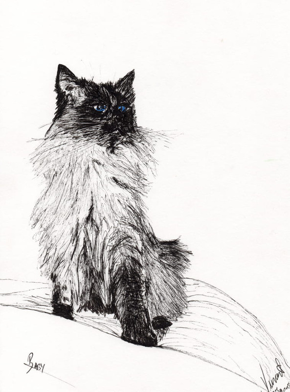 Vincent Alexander Booth - Baby 2008 (ink on paper) - (MeisterDrucke-371691)