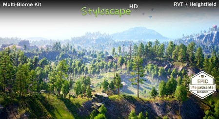 Unreal Engine Marketplace - Stylescape HD: Multi-Biome Kit (5.0)