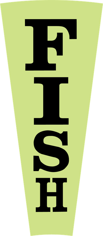 S6P LIME PRIZE FISH S6