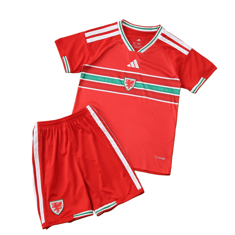 2026 FIFA World Cup Wales home Kids kit