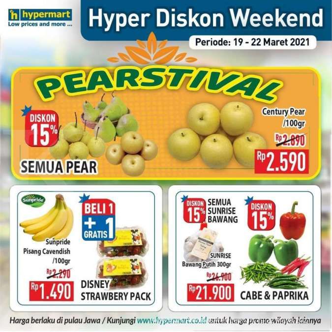 Katalog Promo Hypermart 19-22 Maret 2021 
