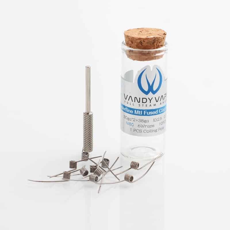 VANDY VAPE SUPERFINE MTL FUSED CLAPTON PREBUILT COIL NI80 0,7OHM