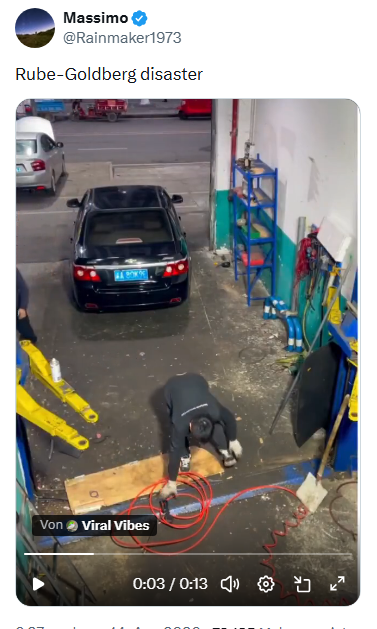 Rube-Goldberg-Desaster