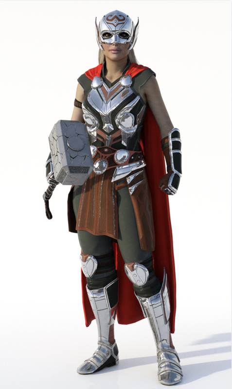 Mighty Thor Outfit For G8F Mighty Thor Outfit For G8F