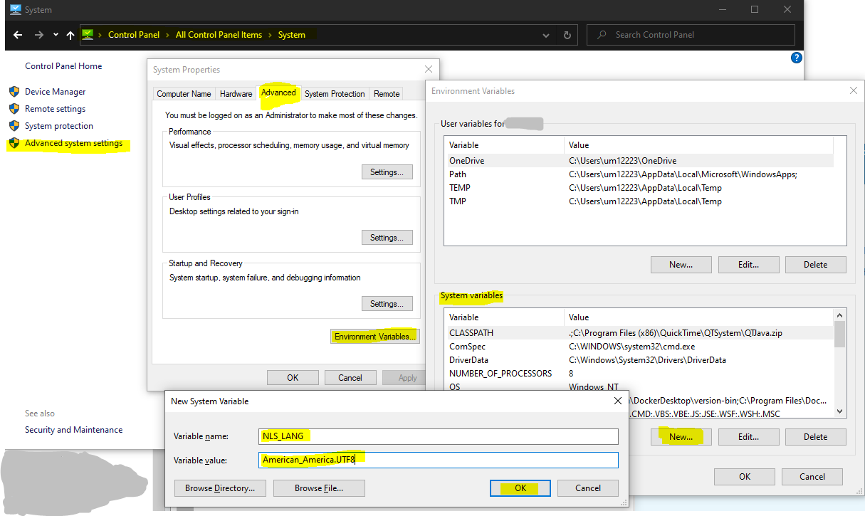 closed nls lang environment variable for oracle adapter topic closed nls lang environment variable