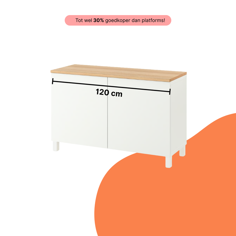 IKEA PAX kast — 1 element, inclusief kastinzet en deuren, professioneel gemonteerd