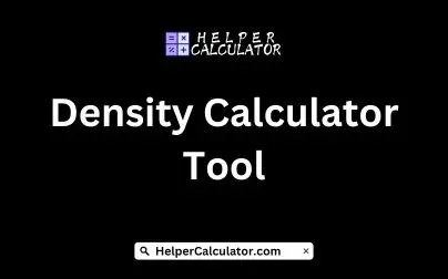 Density Calculator Tool