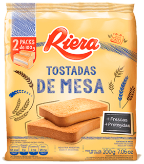 5105 | Tostadas De Mesas Riera X 200 Grs - Integral