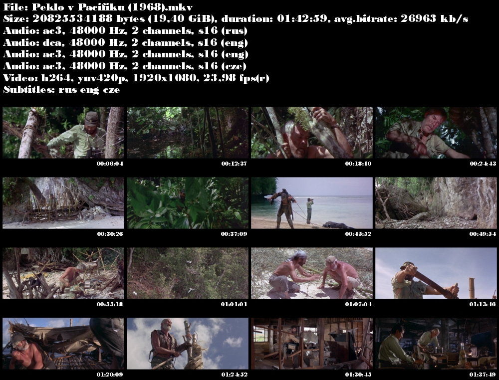 Peklo v Pacifiku / Hell in the Pacific (1968)